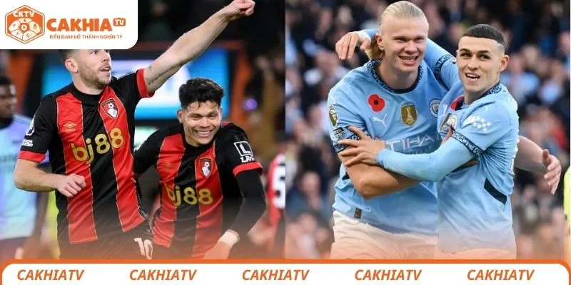 Dự đoán kết quả chung cuộc trận đấu giữa Manchester City vs  Bournemouth